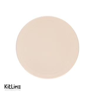 پیشدستی پرسلین ۲۱ سانتیمتری کرم آرتیزان مدل رینگ-002