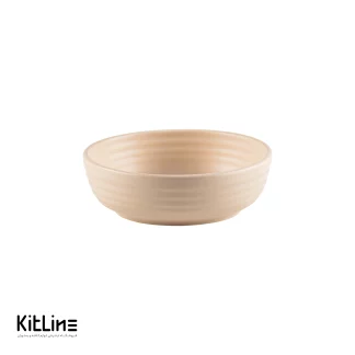 کاسه سوپ خوری پرسلین ۱۵ سانتیمتری کرم آرتیزان مدل رینگ-001