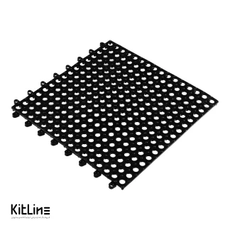 کفپوش تایل مشبک ۳۰×۳۰ سانتیمتری مشکی-002