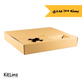 جعبه بیرون بر غذا دیوایدردار ایفلوت آسوریک (بسته ۱۰۰ عددی)