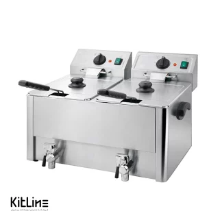 ‏سرخ کن برقی دو لگن بُراکس (Burax) مدل TEF 132 V