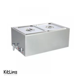 ‏کانتر گرم رومیزی دو لگن بُراکس (Burax) مدل BM165BT2