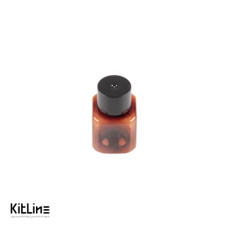 بطری سس مربع یکبارمصرف پت ۲۵ میلی لیتری قهوه ای (بسته ۱۰۰ عددی) (2)