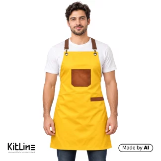پیشبند جین زرد پوشاکو