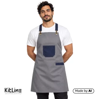 پیشبند جین طوسی پوشاکو